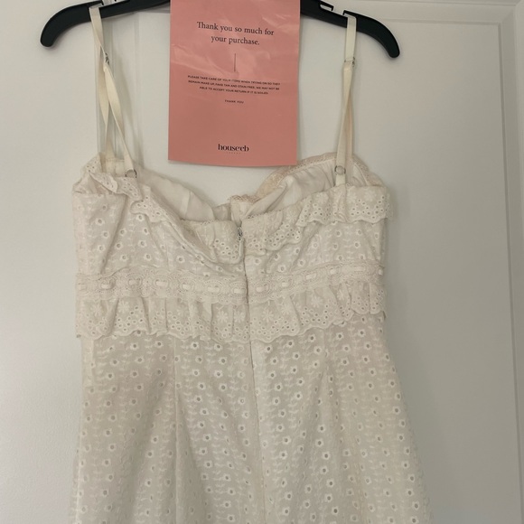 House of CB Ivory Ruffle Maxi Skirt - Picture 3 of 11